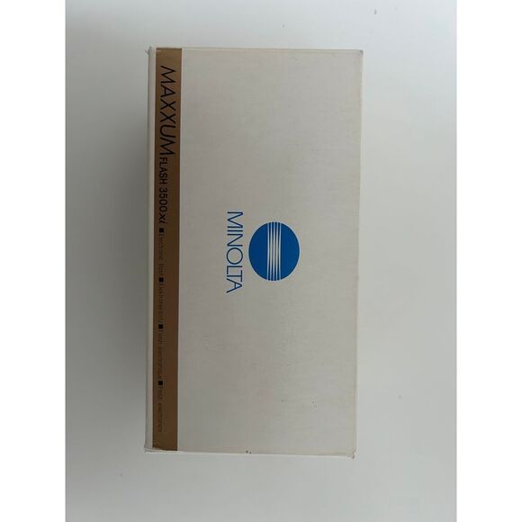 Minolta Maxxum Flash 3500xi Camera Flash with Case Professional Photography - Picture 6 of 7